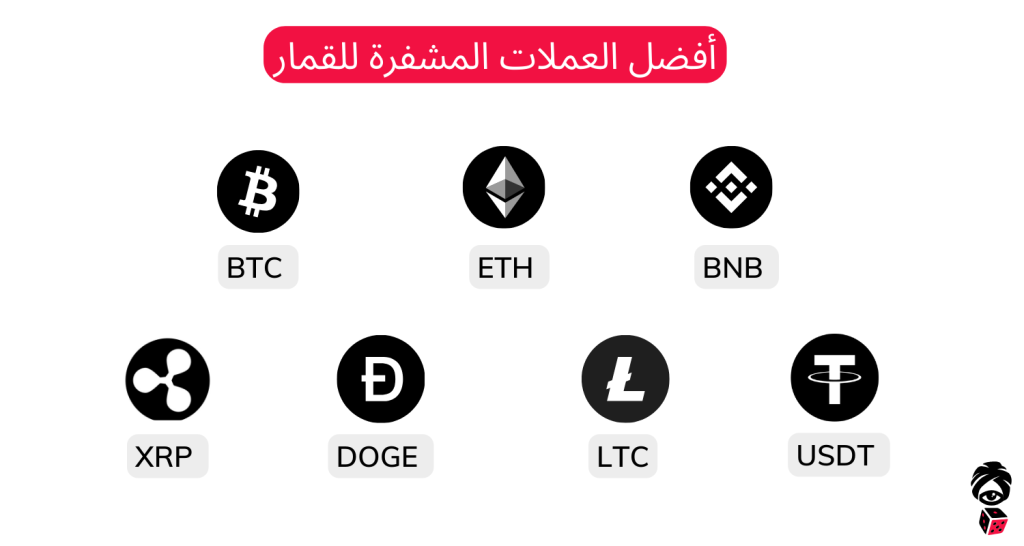 أفضل العملات المشفرة للقمار